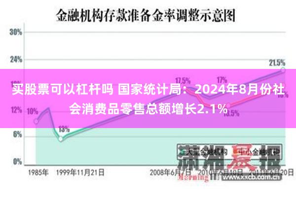 买股票可以杠杆吗 国家统计局：2024年8月份社会消费品零售总额增长2.1%