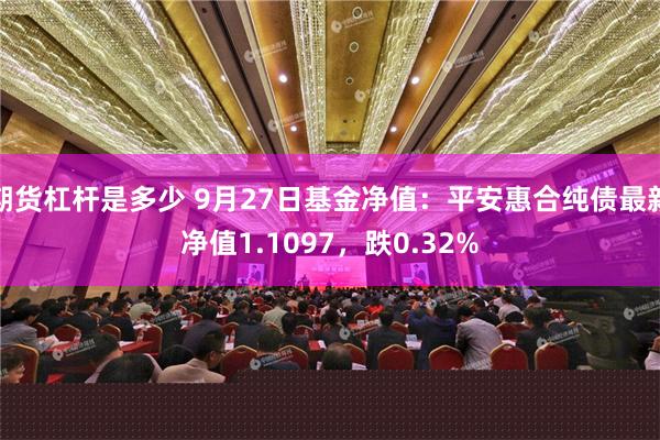 期货杠杆是多少 9月27日基金净值：平安惠合纯债最新净值1.1097，跌0.32%