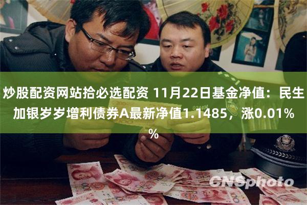 炒股配资网站拾必选配资 11月22日基金净值：民生加银岁岁增利债券A最新净值1.1485，涨0.01%