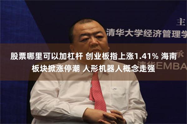 股票哪里可以加杠杆 创业板指上涨1.41% 海南板块掀涨停潮 人形机器人概念走强