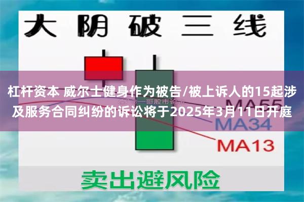 杠杆资本 威尔士健身作为被告/被上诉人的15起涉及服务合同纠纷的诉讼将于2025年3月11日开庭